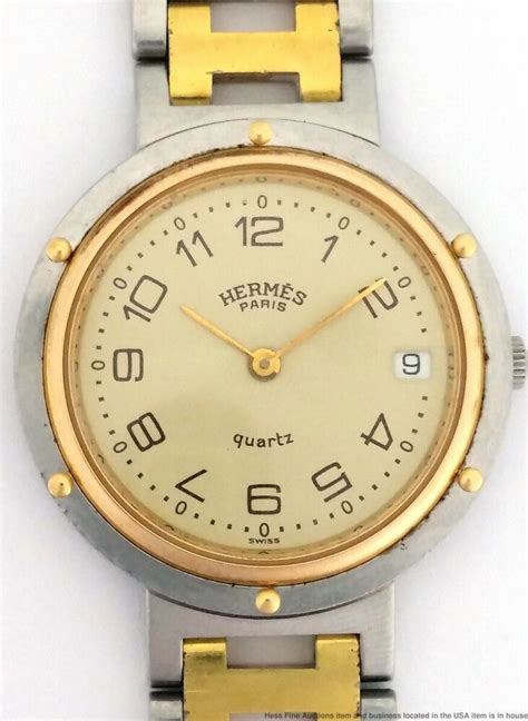 vintage hermes watch ebay|Hermes unisex 2101079 watch.